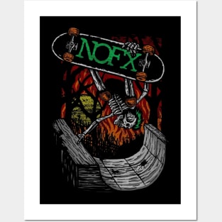 Skate nofx Posters and Art